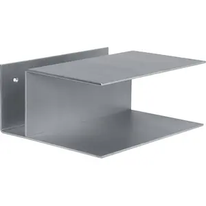 Ferm Living - Table de chevet murale Lager - Argent - Aluminium brossé pas cher