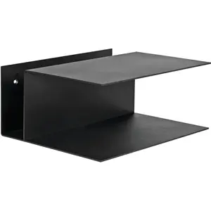 Ferm Living - Table de chevet murale Lager - Noir - Fer thermolaqué pas cher
