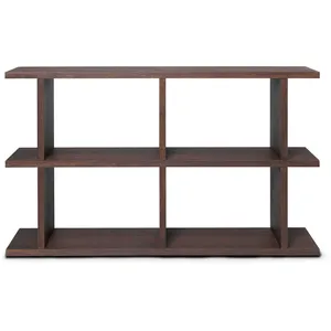 Bibliothèque Kona - dark stained - 2 x 2 Ferm LIVING pas cher