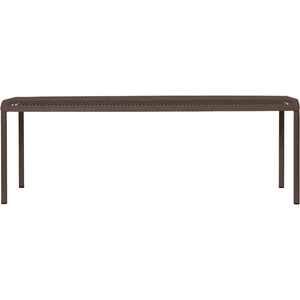 Banc en fer chocolat 130x39x45cm Dapple - Ferm living pas cher