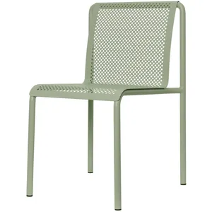 Chaise en acier vert pâle 80x49cm Dapple - Ferm living pas cher