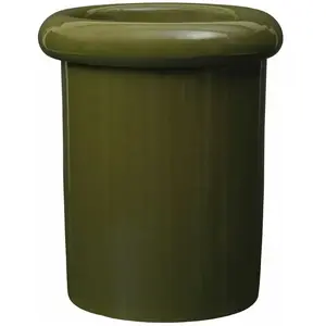 Ferm Living - Pot de fleurs Rollo - Vert - Terre cuite émailléeVendu parsmallable