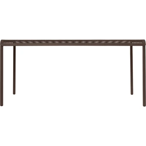 Table en fer chocolat 160x74cm Dapple - Ferm living pas cher