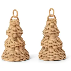 Ferm Living - Boule de Noël Braided - Marron - Rotin tressé - Designer... pas cher