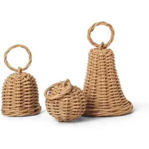 Ferm Living - Boule de Noël Braided - Marron - Rotin tressé - Designer... pas cher