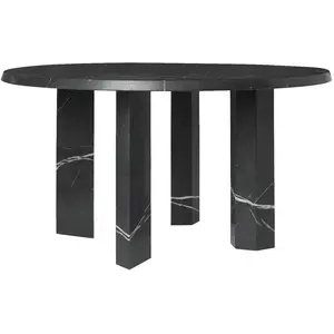 Table basse en marbre noir 67x35cm Taula - Ferm LivingVendu parmade-in-design