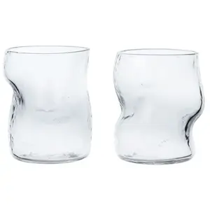 Ferm Living - Verre Dimple - Transparent - Liège - Designer Trine Ande... pas cher