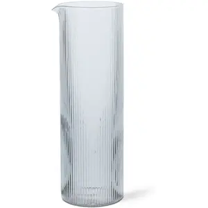 Ferm Living - Carafe à eau Ripple Transparent taille unique pas cher