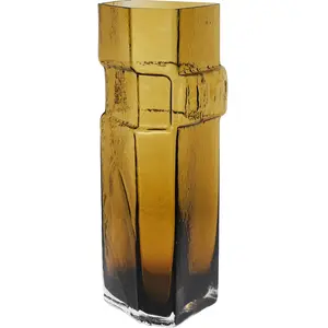Ferm Living - Vase Muro - Orange - Verre recyclé soufflé bouche