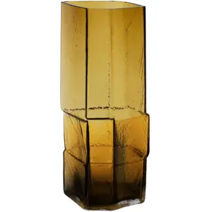 Ferm Living - Vase Muro - Orange - Verre recyclé soufflé bouche