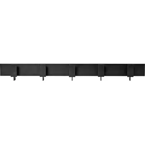 Ferm Living - Portemanteau mural Lager - Noir - Fer thermolaqué pas cher
