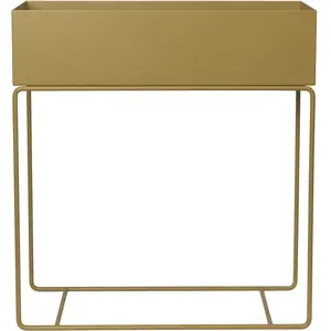 ferm LIVING Plant Box, jaune, 60 x 25 x 65 cm, acier
