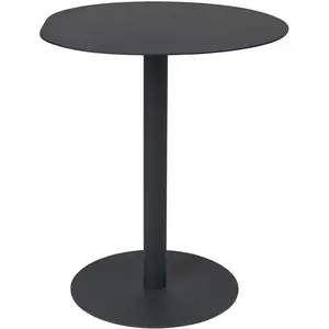 Table haute en acier noir 72 x 76 cm Pond - Ferm Living pas cher