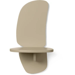 Etagère murale organique en mdf cachemire 40cm Pilu - Ferm living pas cher