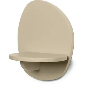 Etagère murale organique en mdf cachemire 25cm Pilu - Ferm living pas cher