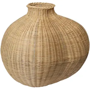ferm LIVING Vase de sol Bola, rotin, tressé, hauteur 50 cm pas cher