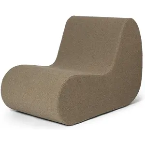 Module central d'extérieur en bouclettes sable Rouli - Ferm living pas cher