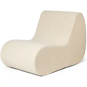 Module central d'extérieur en bouclettes blanches Rouli - Ferm living pas cher