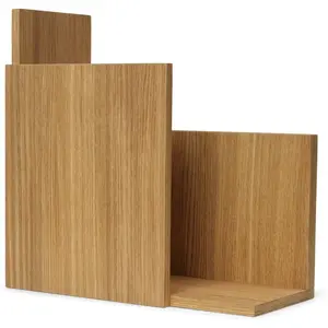 Table de chevet murale en chêne 30x30cm Stagger - Ferm living pas cher