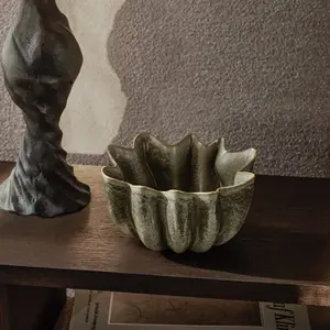 ferm LIVING Bol Nium, vert, Ø 22 cm, céramique, émaillé pas cher
