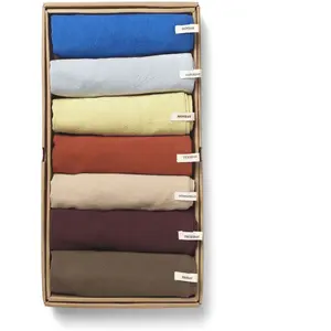 Ferm Living - Semainier de torchons Day - Set de 7 Multicolore taille ... pas cher