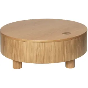 Table basse en chêne naturel 80cm Olles - Ferm Living pas cher