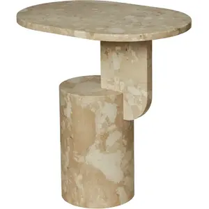 Ferm Living - Table d'appoint en marbre Insert Sable taille unique pas cher