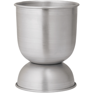 Ferm Living - Pot de fleurs Hourglass - Argent - Aluminium - Designer ... pas cher