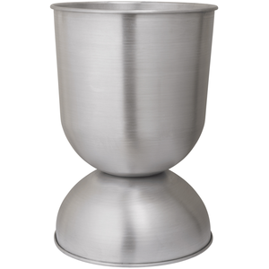 Ferm Living - Pot de fleurs Hourglass - Argent - Aluminium - Designer ... pas cher