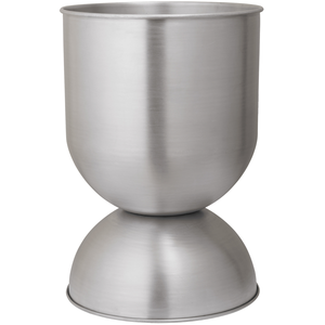Ferm Living - Pot de fleurs Hourglass - Argent - Aluminium - Designer ... pas cher