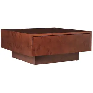Ferm Living - Table basse avec tiroir en bois FSC Blur Storage  Bois f...