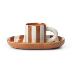 Set de goûter Milu pour enfants - terracotta Ferm LIVING pas cher