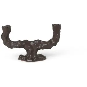 Ferm Living - Chandelier Bougeoirs - Marron - Grès émaillé pas cher