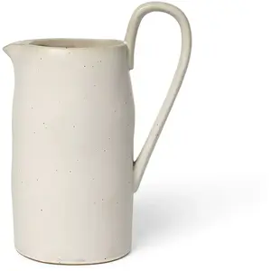 Carafe en porcelaine blanc cassé 1 L Flow - Ferm Living pas cher