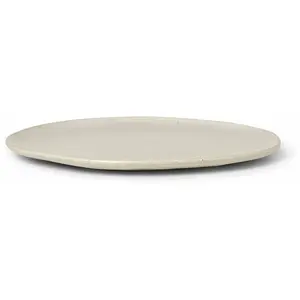 Ferm Living - Assiette Flow - Blanc - Porcelaine émailléeVendu parmade-in-design