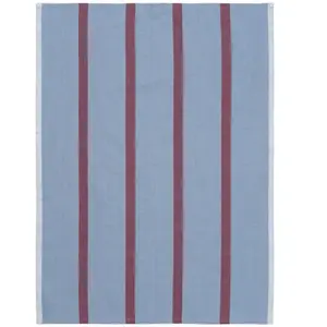 Ferm Living - Torchon Hale Bleu turquoise 50x70 pas cher