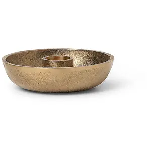 Comparateur de prix : ferm LIVING Bougeoir Bowl Single, Ø 10 cm, laiton