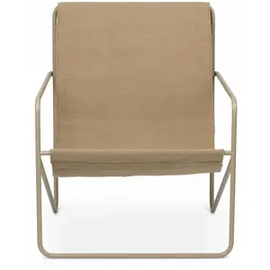 Fauteuil beige en métal beige Desert - Ferm Living pas cher