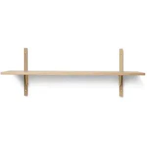 Étagère chêne naturel et laiton S/W Sector - Ferm Living