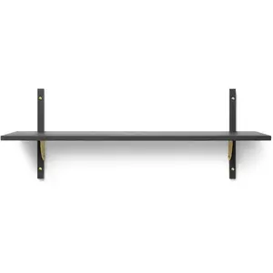 Étagère frêne anthracite et laiton S/W Sector - Ferm Living