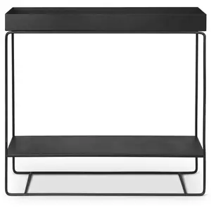 ferm LIVING Plant Box Two-Tier, noir, 80 x 25 x 75 cm