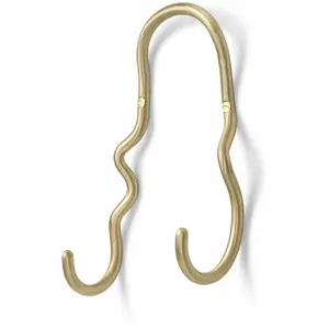 ferm LIVING Crochet Curvature Double, mat, laiton
