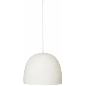 ferm LIVING Suspension Speckle, Ø 30,5 cm, céramique, blanc pas cher