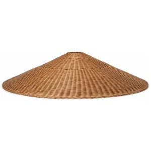 Grand abat-jour en rotin naturel 90 x 21 cm Dou - Ferm Living pas cher