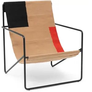 Ferm Living - Fauteuil outdoor Desert Multicolore taille unique pas cher