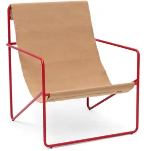 Ferm Living - Fauteuil Désert - Beige - Tissu recyclé - Designer Trine... pas cher