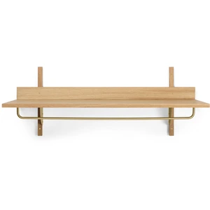 Etagère en frêne beige et dorée Sector - Ferm living pas cher