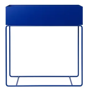 ferm LIVING Plant Box, bleu, 60 x 25 x 65 cm, acier