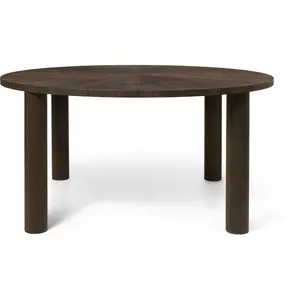 Table ronde en chêne marron 150 x 73 cm Post - Ferm livingVendu parmade-in-design