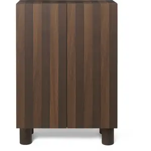 Armoire de rangement Post Cabinet - chêne fumé Ferm LIVING pas cher